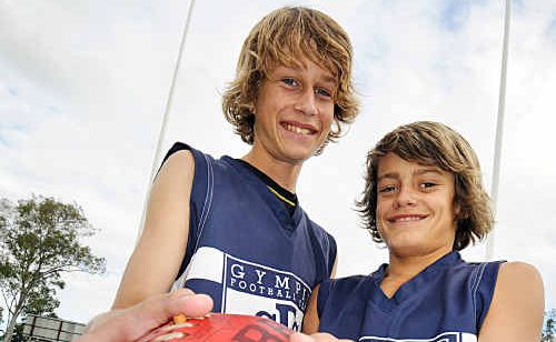 Lions Academy members from the Gympie Cats are Hayden Tompkins and Joel Perry -Warren. Lions Academy members from the Gympie Cats are Hayden Tompkins and Joel Perry -Warren.